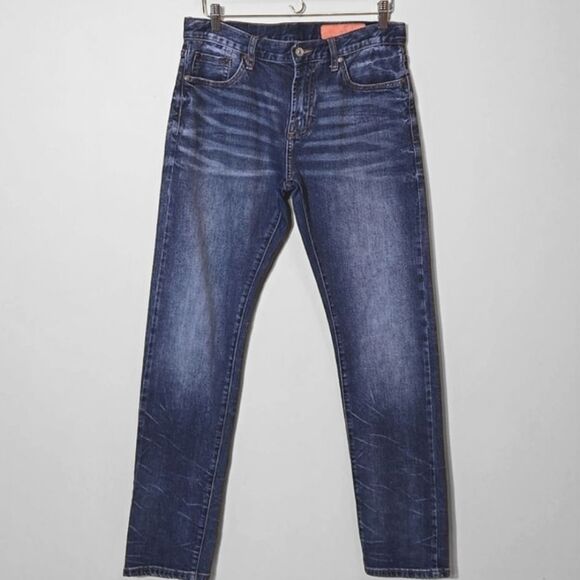 Jean Shop Men's Mick Stretch Selvedge Jeans Size 31 Classic Slim Fit Lafayette - Picture 2 of 13